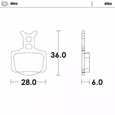 Pastillas de freno Nitro MOTO-MASTER para GAS GAS/ HUSQVARNA/ KTM