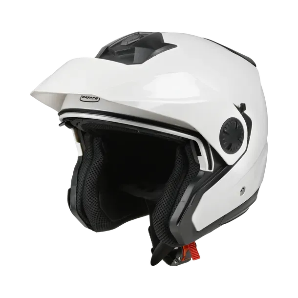 Casco Bayard XP-66 S Quasar with peak & Viso (3 in1) Blanco