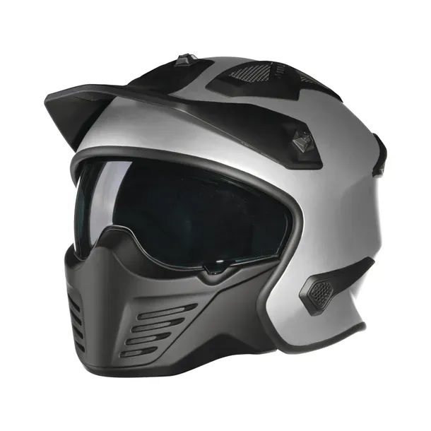 Casco Bayard XP-69 S Draco Hybrid Gris Plateado