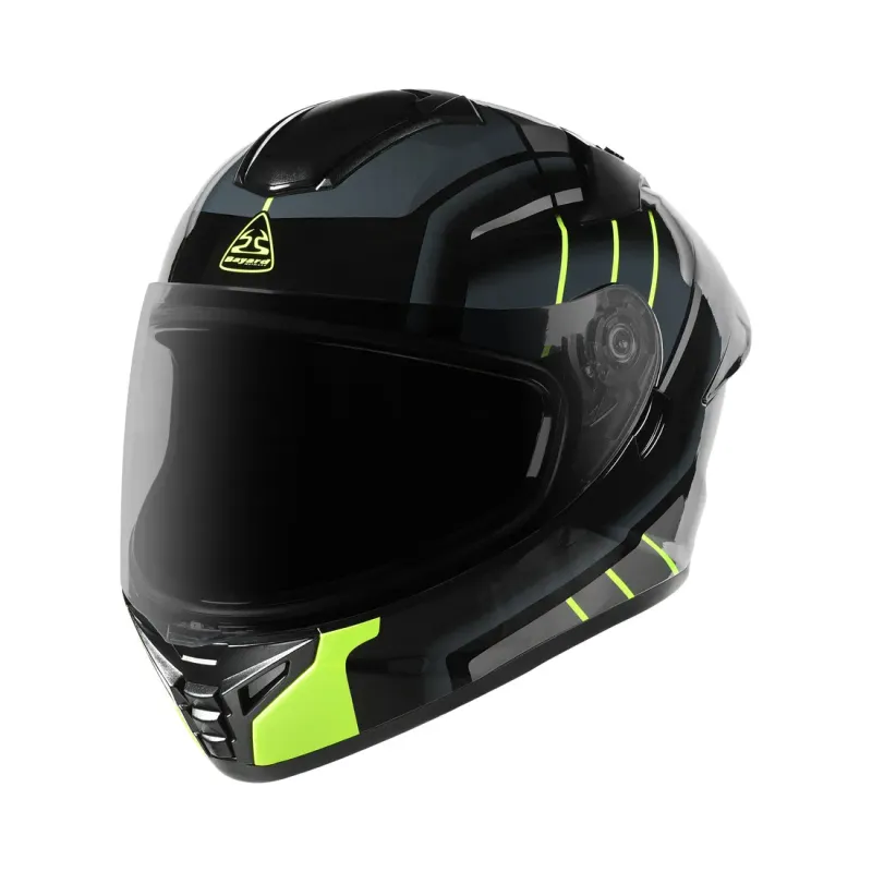 Casco Bayard SP-68 S Shepard Negro/Amarillo