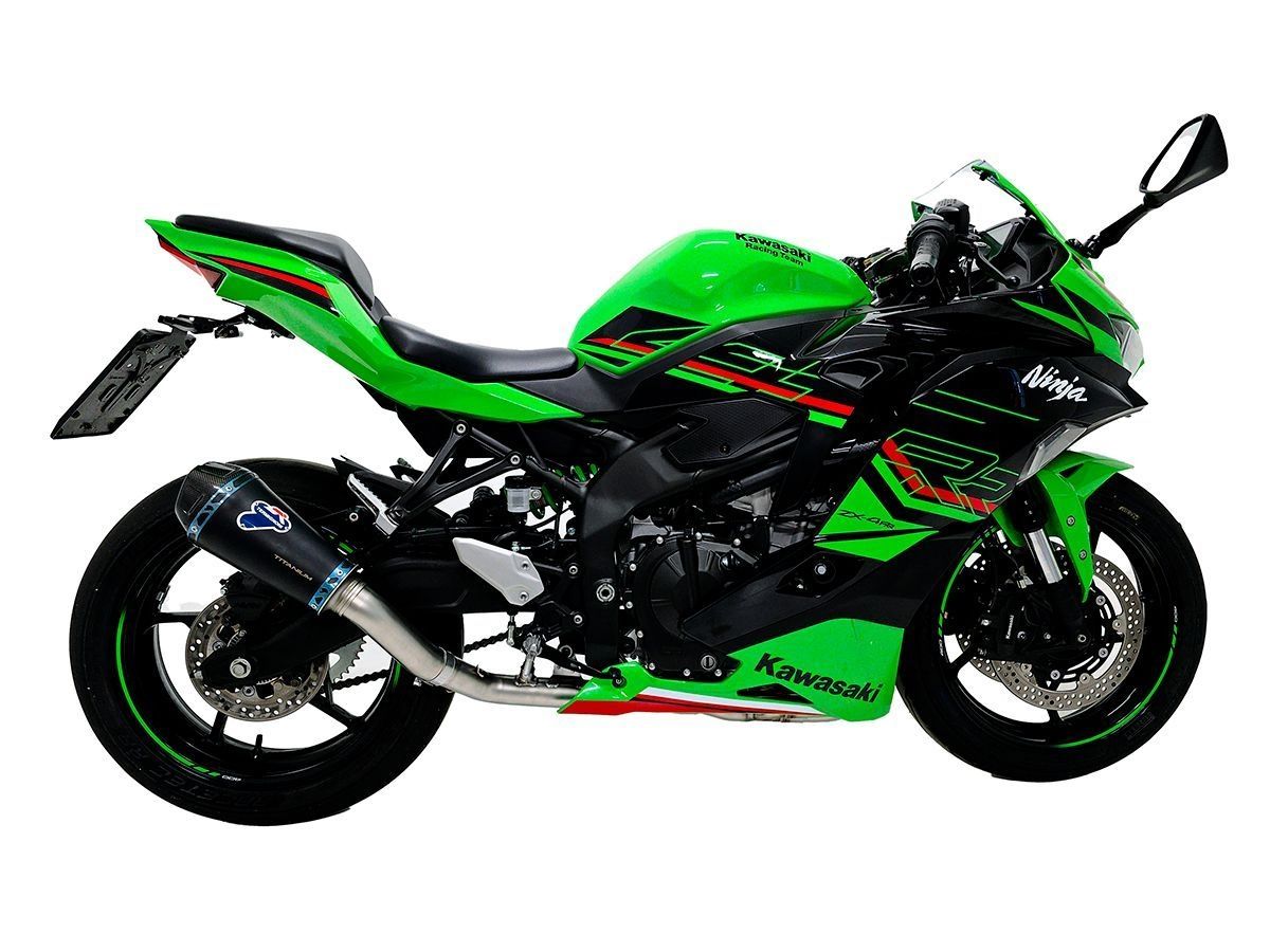 SISTEMA DE ESCAPE COMPLETO TERMIGNONI RELEVANCE CONICO TITANIO KAWASAKI ZX-4RR 2024-2025