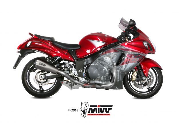ESCAPE FULL POWER EVO 4X2X1 MIVV TITANIO SUZUKI GSX-R HAYABUSA 1300 2008-2017