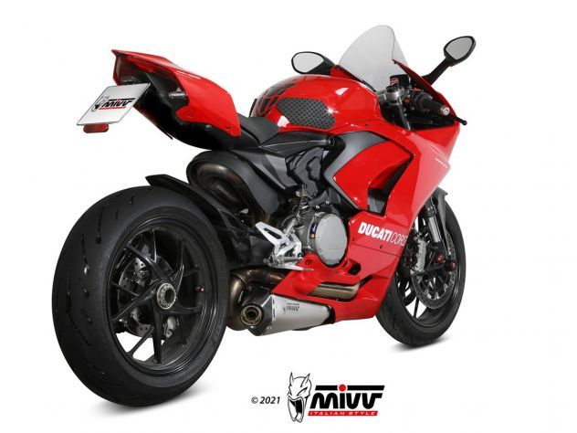 SILENCIADOR MIVV DELTA RACE ACERO INOXIDABLE DUCATI PANIGALE V2 2020-2024