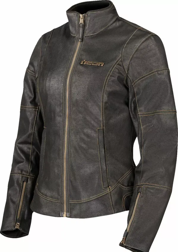 ICON JACKET WM TUSCADERO3 BK