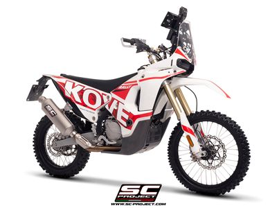 Escape Sc-Project para Kove 450 RALLY (2023 - 2025) Escape Rally-X GT titanio APROBADO EURO 5