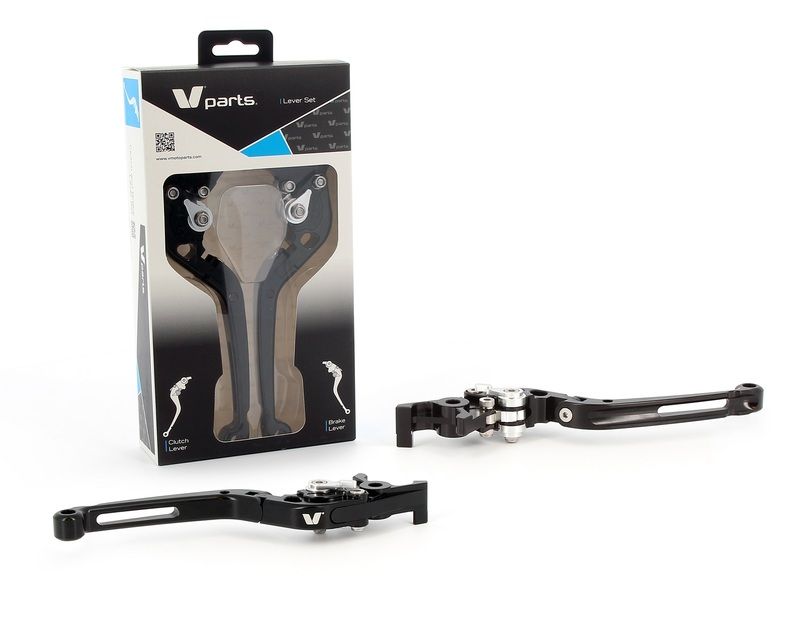 Juego de manetas plegables CNC V PARTS 177mm - Triumph