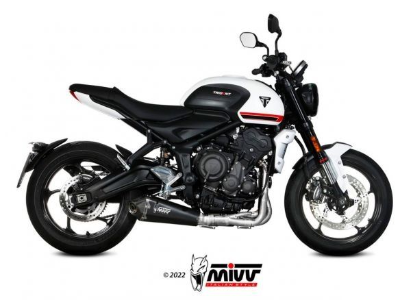 ESCAPE SISTEMA COMPLETO MIVV DELTA RACE NEGRO ACERO INOXIDABLE TRIUMPH TRIDENT 660 2021-2024 / TRIUMPH TIGER SPORT 660 2022 > 2024