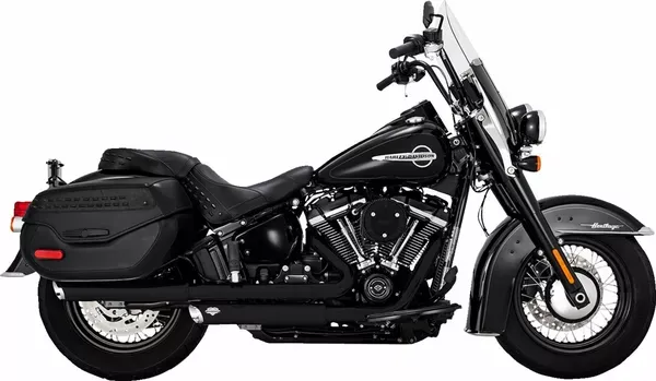 Twin Slash Slip-On Mufflers Vance & Hines MUFFLERS SLIP ON PCX BLACK