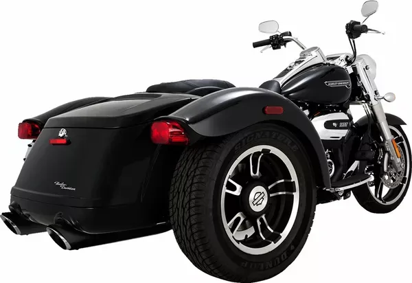 Twin Slash Slip-On Mufflers Vance & Hines MUFFLERS SLIP ON PCX BLACK