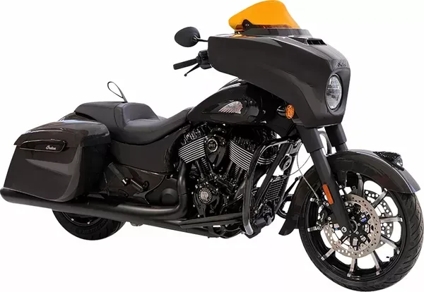 Parabrisas Ice Kolor Flare™ KLOCK WERKS WINDSHIELD FLARE 10" KOLOR ORANGE para INDIAN