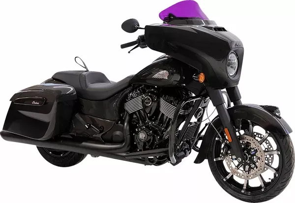 Parabrisas Ice Kolor Flare™ KLOCK WERKS WINDSHIELD FLARE 10" KOLOR PURPLE para INDIAN