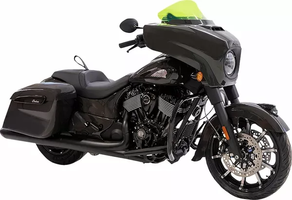 Parabrisas Ice Kolor Flare™ KLOCK WERKS WINDSHIELD FLARE 10" KOLOR GREEN ICE para INDIAN