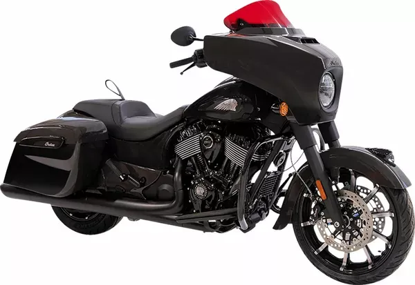 Parabrisas Ice Kolor Flare™ KLOCK WERKS WINDSHIELD FLARE 10" KOLOR RED para INDIAN