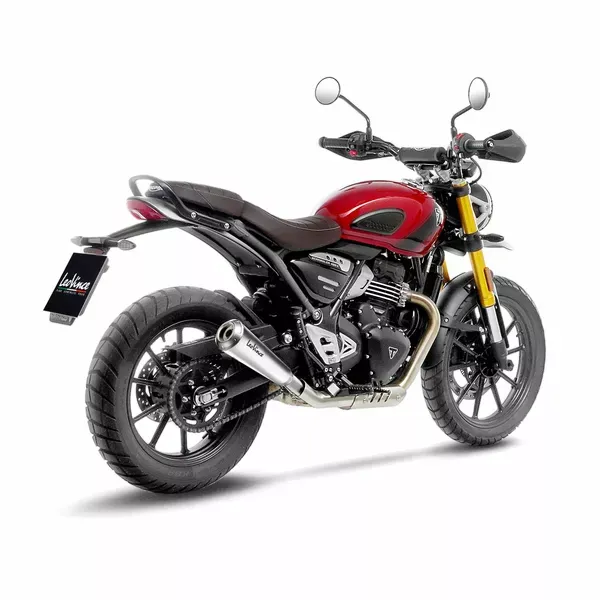 Silenciador Slip-On GP One LEOVINCE MUFFLER GP ONE TRIUMPH SCRAMBLER 400 X