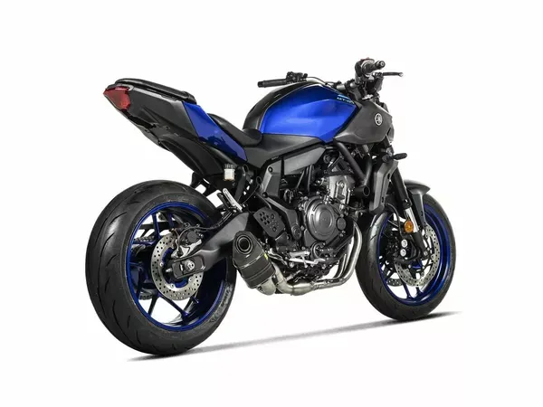 Sistema de escape completo Racing Line para carretera AKRAPOVIC EXHAUST RAC CF YAMAHA MT-07 2025