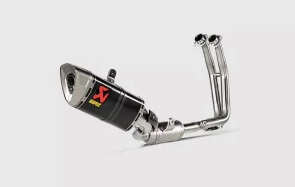 Sistema de escape completo Racing Line para carretera AKRAPOVIC EXHAUST RAC CF KAWASAKI NINJA 1100SX 2025