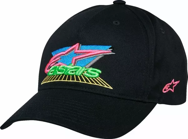 Gorra Vivid ALPINESTARS HAT CRV BILL SNP - VIVID BLK OS
