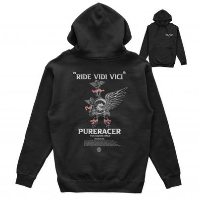 SUDADERA CAPUCHA PURERACER RIDE VIDI VINCI BLACK SUDADERA CAPUCHA PURERACER RIDE VIDI VINCI BLACK