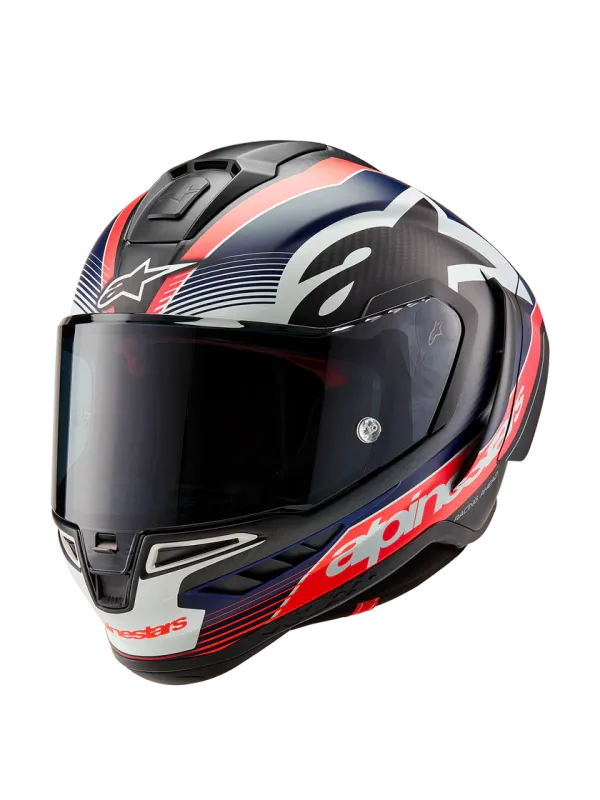 ALPINESTARS SUPERTECH R10 TEAM FULL HELMET ECE 06 RED-BLU-WHITE