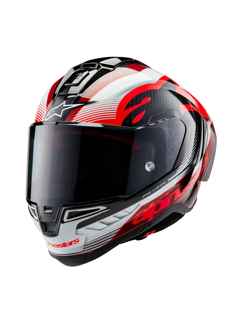 ALPINESTARS SUPERTECH R10 TEAM FULL HELMET ECE 06 RED-BLACK-WHITE