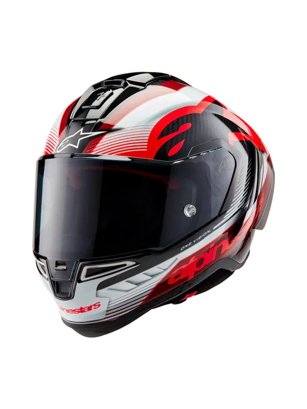 ALPINESTARS SUPERTECH R10 TEAM FULL HELMET ECE 06 RED-BLACK-WHITE