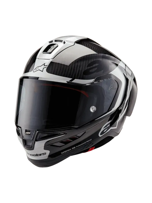ALPINESTARS SUPERTECH R10 ELEMENT ECE 06 FULL HELMET WHITE-BLACK