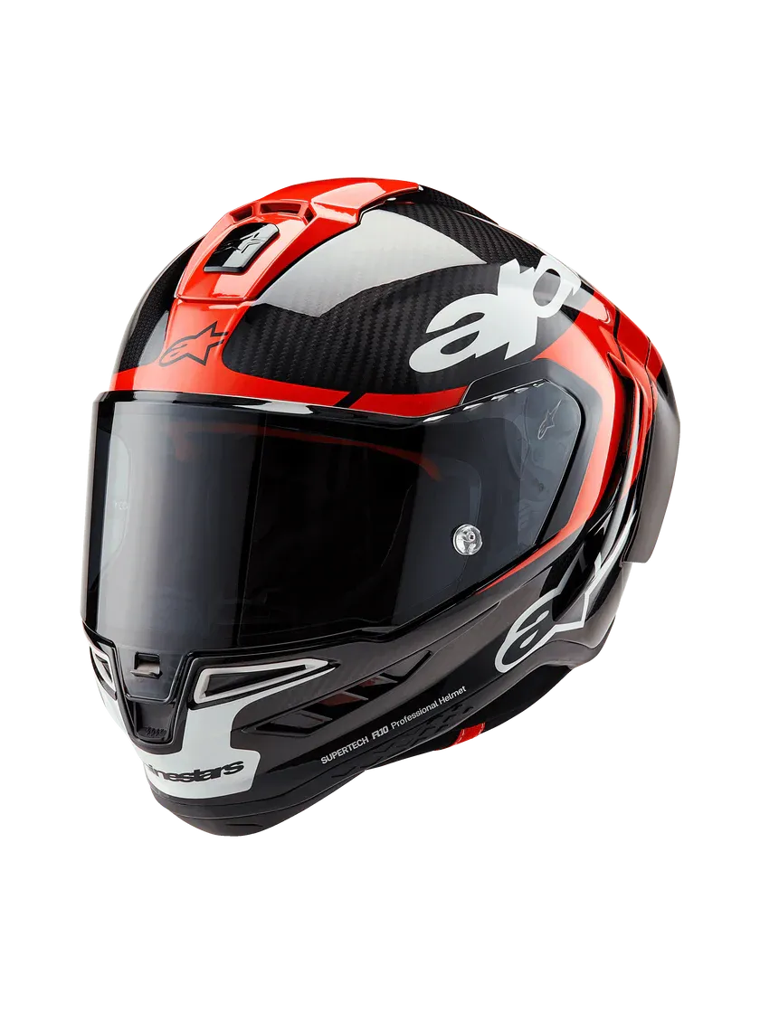 ALPINESTARS SUPERTECH R10 ELEMENT ECE 06 FULL HELMET RED-BLACK