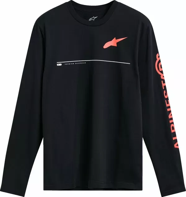 Camiseta de manga larga Committed ALPINESTARS LS TEE CSF COMMITTED BLACK