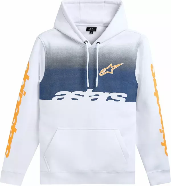 Sudadera cerrada con capucha Specter ALPINESTARS HOODIE PO SPECTER WHITE