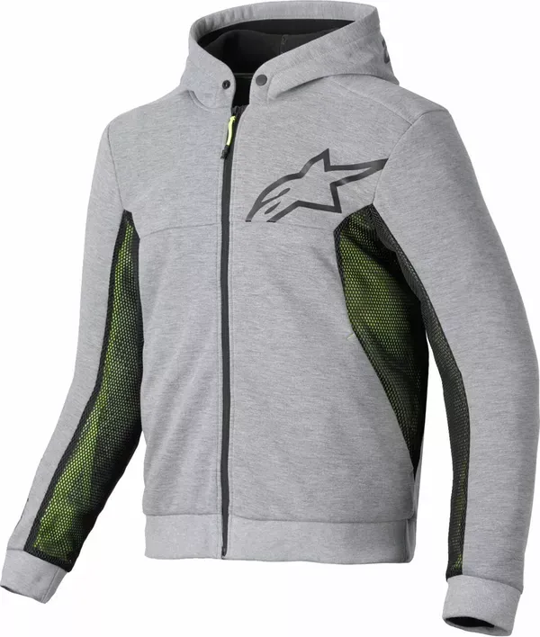 Chaqueta ALPINESTARS JACKET/HOODIE CHROME AIR GRY/BLK