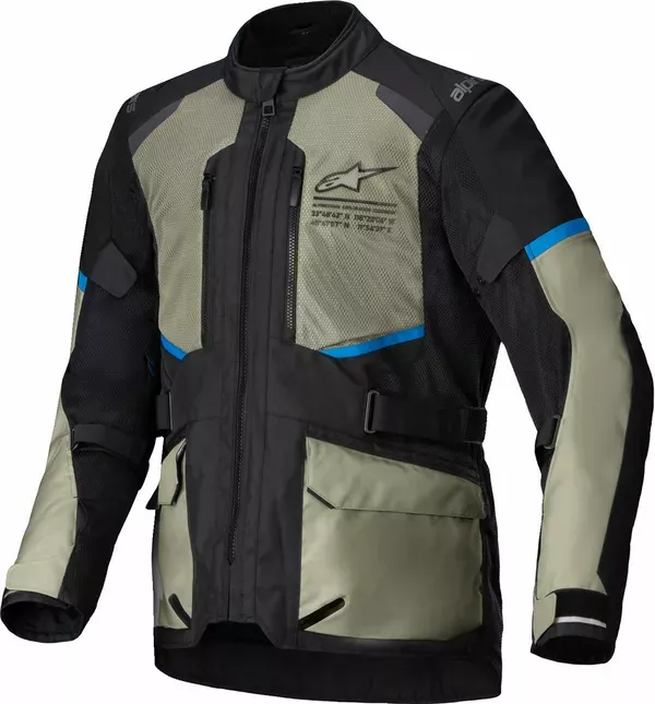 Chaqueta Andes Air Drystar® ALPINESTARS JACKET ANDES AIR BLK/GRY/BLUE