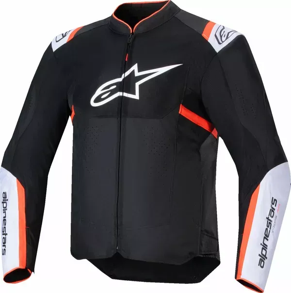 Chaqueta T-SPS Air v2 ALPINESTARS JACKET T-SPS AIR V2 BLK/WHT/RED FLUO