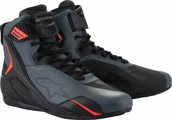 Zapatos para moto Faster-4 ALPINESTARS SHOE FASTER V4 BLK/GRY/RD