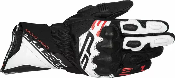 Guantes SP-3 ALPINESTARS GLOVE SP-3 BLK/WHT/RD FLUO