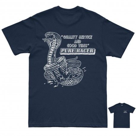 CAMISETA PURERACER SNAKE BLUE NAVY