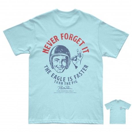 CAMISETA PURERACER NEVER FORGET IT BLUE SKY