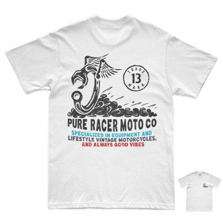 CAMISETA PURERACER TOOL AND WINGS WHITE