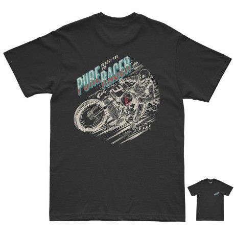 CAMISETA PURERACER IN DUST YOU ARE.. BLACK