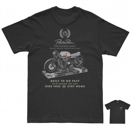 CAMISETA PURERACER BUILT TO GO FAST BLACK