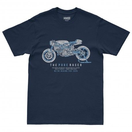 CAMISETA PURERACER THE PURE RACER BLUE NAVY