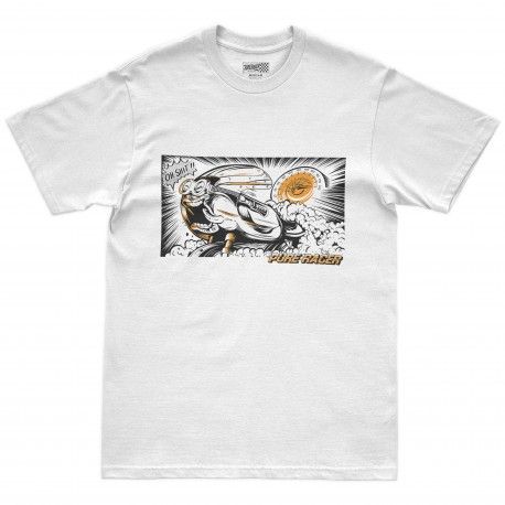 CAMISETA PURERACER COMIC FAIRING WHITE