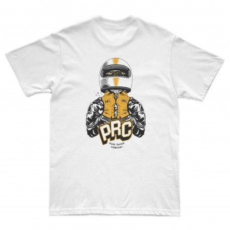 CAMISETA PURERACER SIR RIDER WHITE