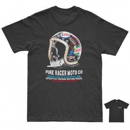 CAMISETA PURERACER STICKERS BLACK