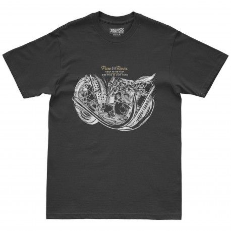 CAMISETA PURERACER MOTO DRAW 2 BLACK