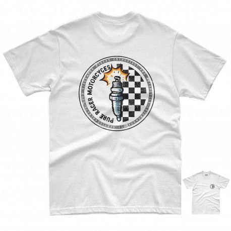 CAMISETA PURERACER BASIC CIRCLE WHITE