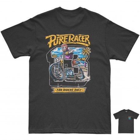 CAMISETA PURERACER BEACH RACING BLACK