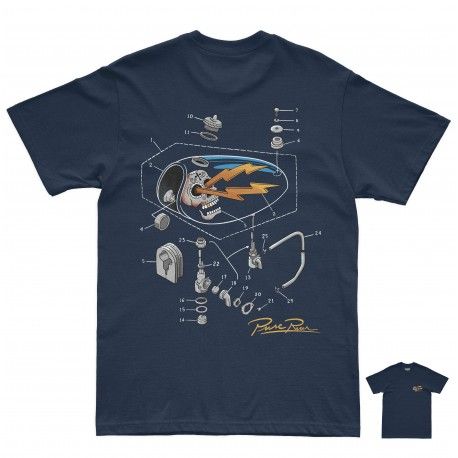 CAMISETA PURERACER TANK SCHEME NAVY