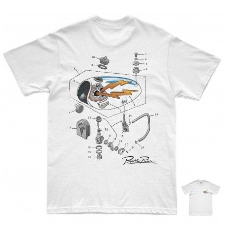CAMISETA PURERACER TANK SCHEME BLANCA
