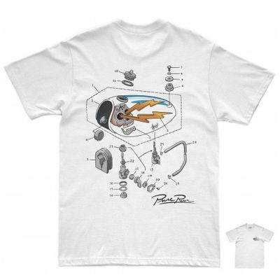 CAMISETA PURERACER TANK SCHEME BLANCA