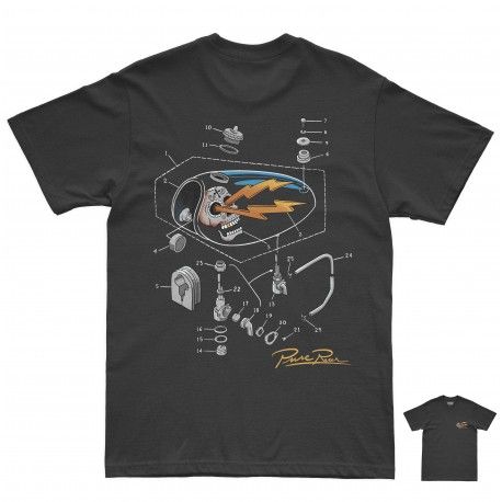 CAMISETA PURERACER TANK SCHEME NEGRA